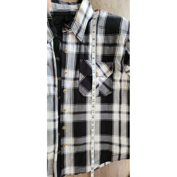 Milwaukee Leather Performance Motorcycle Rider Plaid Flannel Shirt Jacket XL - Picture 9 of 9